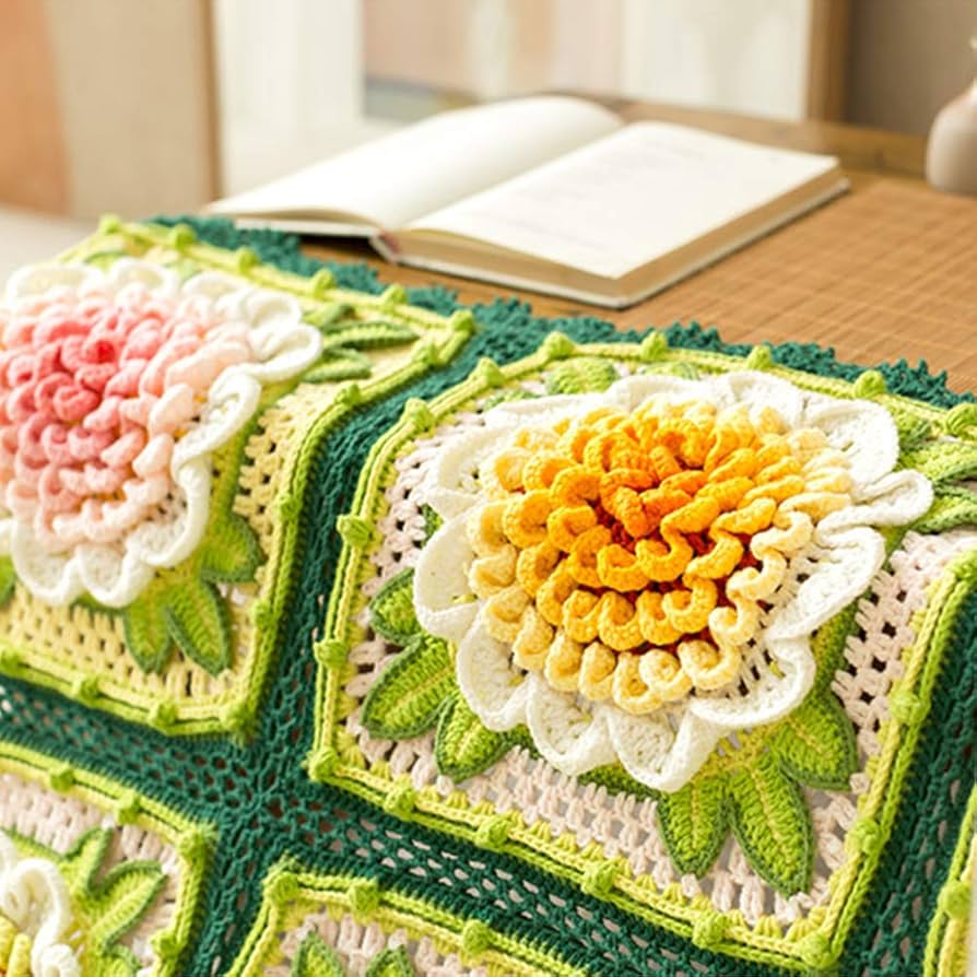 ミュゲ様オーダー専用 フラワーガーデンマンダラブランケット ミュゲ様オーダー専用 フラワーガーデンマンダラブランケット